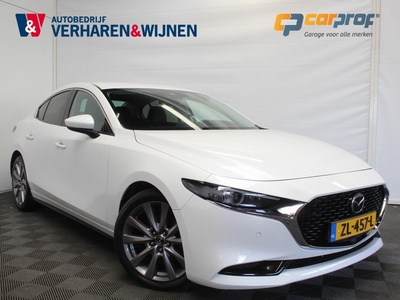 Mazda 3 2.0 e-SkyActiv-G M Hybrid 122 Luxury AUTOMAAT | LEDER | HEAD-UP | NAVIGATIE | DODEHOEK DET.