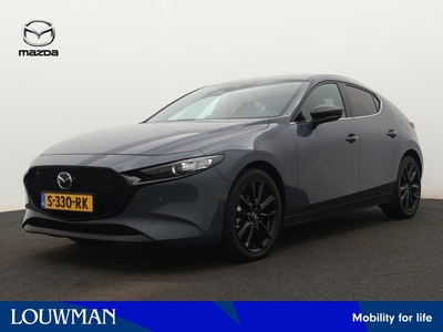 Mazda 3 2.0 e-SkyActiv-G M Hybrid 150 Homura | Stoelverwarming | Parkeersensoren | Camera |