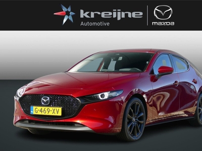 Mazda 3 2.0 e-SkyActiv-X M Hybrid 180 Luxury | Trekhaak | Achteruitrijcamera | Bose | Lederen bekleding | RIJKLAARPRIJS! |