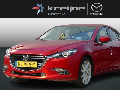 Mazda 3 2.0 SkyActiv-G 120 SkyLease GT | Leder | Cruise | Navi | PDC | RIJKLAARPRIJS!!