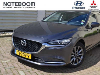 Mazda 6 Sportbreak 2.0 SkyActiv-G | 145 AUTOMAAT | COMFORT | PDC V+A | CAMERA | STOEL/STUUR VERW. | NAVIAGATIE | TREKHAAK | ALL SEASON |