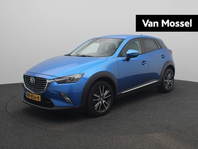 Mazda CX-3 2.0 SkyActiv-G 120 GT-M | Airco | Navigatie | Achteruitrijcamera | Cruise Control | lederen/stof bekleding |