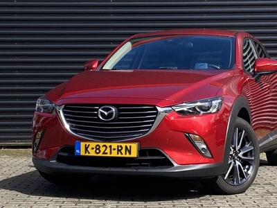 Mazda CX-3 2.0 SkyActiv-G 150 GT-M 4WD | Navigatie | Lederen bekleding |Trekhaak | 4x4 | 18'' | Airconditioning | Headup display |