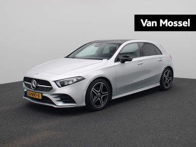 Mercedes-Benz A-klasse 200 Business Solution AMG Night Upgrade | Automaat | Panorama dak | Half-Leder | Navigatie | Climate control | Schuifdak | Parkeer sensoren | LMV | LED | Camera | Stoel verwarming