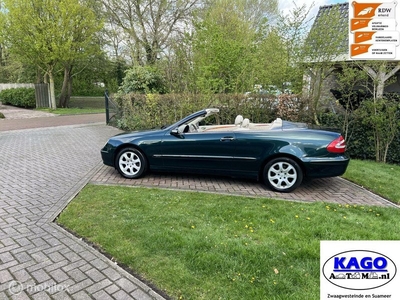 Nette Mercedes CLK-klasse Cabrio 240 Elegance LPG/G3 bj 2004