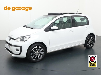 Volkswagen Up! 1.0 BMT high up! | 75 PK | Panorama dak | LM 16''| Climate | Automatische verlichting | Cruise | Bluetooth | Spiegelverwarming | Deurvergrendeling | 5-deurs |