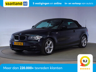 BMW 1 Serie Cabrio 118i Automaat [ Stoelverwarming Leder Navi ]