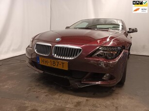 BMW 6-serie 630i - Airco - Navi - Xenon - Export - Schade