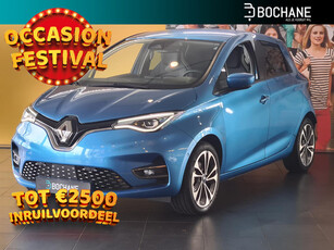 Renault ZOE R135 Intens 52 kWh AUTOMAAT | NAVIGATIE | ACHTERUITRIJCAMERA | PARKERSENSOREN VOOR-EN ACHTER | BLIS-SYSTEEM | CLIMATE CONTROL | KOOP ACCU |