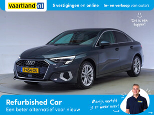 Audi A3 LIMOUSINE 35 TFSI 150pk Pro Line Sport Aut. [ Leder Virtual LED Navi Stoelverwarming ]