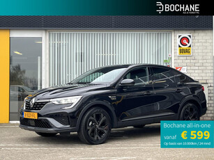 Renault Arkana 1.3 Mild Hybrid 160 EDC R.S. line , NL-Auto, Cruise adaptief, Stoel & stuur verwarming, Elek. verstelbare voorstoelen, Leder, Lichtmetaal 18'', Camera, Parkeersensoren, Navi groot, Dodehoek detectie