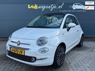 Fiat 500 C 1.2 Lounge Cabrio *navi *diamond velgen *VERKOCHT