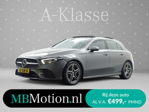 Mercedes-Benz A-Klasse 220 AMG Premium Edition Aut- Panodak I Burmester Audio I Sfeerverlichting I Leder Sport Interieur I Xenon Led I Camera