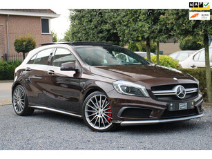 Mercedes-Benz A-klasse AMG 45 4MATIC 360 PK Sportuitlaat Dealer o.h Pano Camera 19''