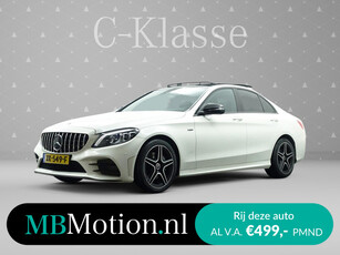 Mercedes-Benz C-Klasse 180 Solution AMG Night Edition Aut- Panodak I Virtual Cockpit ISfeerverlichting I Sport Leder ICamera I Park Assist