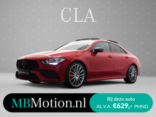 Mercedes-Benz CLA-Klasse 220 4MATIC AMG Night Edition Aut- Panodak I Designo Sport Leder I MBUX I 45s Pakket I Clima