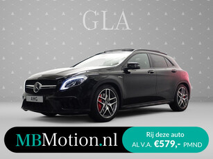 Mercedes-Benz GLA 45 AMG Night Edition 400pk 4M Aut- Panodak I Harman/Kardon I Sport Leder I 360 Camera