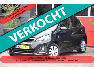 Peugeot 108 1.0 e-VTi Active 2019 Airco 5 Deurs Navigatie Camera 15x op voorraad!