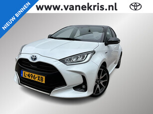 Toyota Yaris 1.5 Hybrid Executive Automaat,Stoelverwarming,Climate Controle,Smartkey, Zwart dak