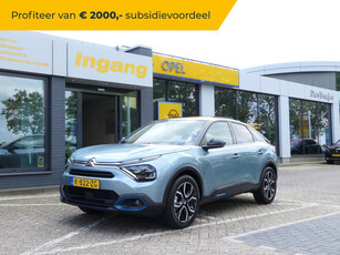 Citroën Ë-C4 Shine 50 kWh 136pk | Leder | Schuif/kanteldak | 100% elektrisch