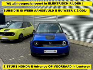 Honda E Advance - leder - nieuwstaat - 12 mnd garantie