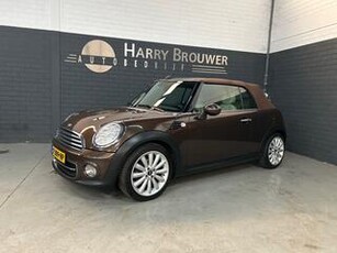 Mini COOPER Mini Cabrio 1.6 Chili, perfecte kleurcombinatie. alle boekjes