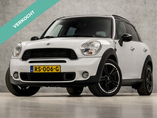 MINI Countryman 1.6 Cooper S Sport 184Pk Automaat (PANORAMADAK, NAVIGATIE, XENON, STOELVERWARMING, LEDER, GETINT GLAS, ZWART HEMEL, NIEUWSTAAT)