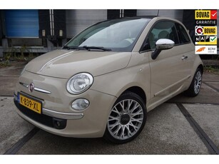 Fiat 500 1.2 Lounge * PANO * Airco * Leer * LM Velgen *