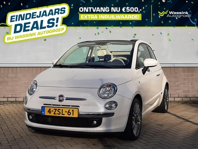 FIAT 500 500C C Cabrio 0.9 80pk Twinair Turbo | Leder | NAV | 16''LM