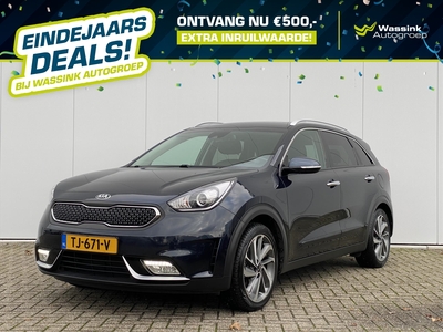 KIA NIRO 1.6 GDi Hybrid 141pk DCT6 Design Edition | Navigatie | Camera | Cruise | Stoel & Stuur verwarming | Sensoren | Schuif / kantel dak |