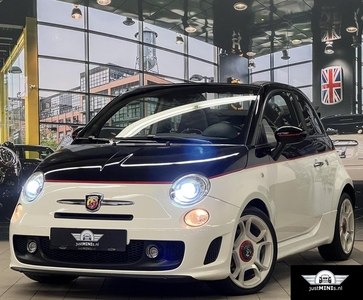 FIAT ABARTH 500 CABRIO 140 PK AUT LEDER AKRAPOVIC XENON BLUE&ME