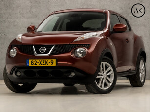 Nissan Juke 1.6 Tekna Automaat (NAVIGATIE, NAP, STOELVERWARMING, CLIMATE, CAMERA, LEDEREN SPORTSTOELEN, KEYLESS, TREKHAAK, CRUISE, NIEUWE APK, NIEUWSTAAT)