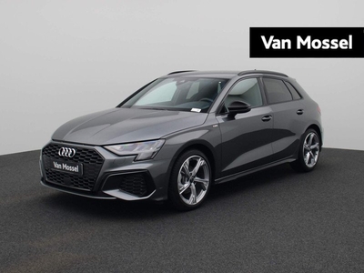 Audi A3 Sportback 30 TFSI S edition 110 PK | S-line exterieur | S-line interieur | Automaat | Navigatie | Adaptive Cruise Control | Parkeersensoren | Stoelverwarming | Lichtmetalen velgen | Climate Control | Audi Sound System | Fabrieksgarantie |