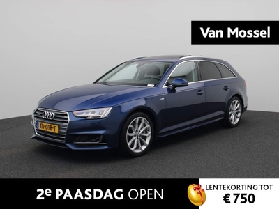 Audi A4 Avant 2.0 TFSI quattro Design Pro Line Plus | PANORAMADAK | BANG&OLUFSEN | MEMORY SEATS | LEDEREN BEKLEDING | STOELVERWARMING + STUURVERWARMING | STOELKOELING | SFEERVERLICHTING | VIRTUAL COCKPIT | ACHTERUITRIJCAMERA | NAVIGATIE | DAB | HEAD UP DI