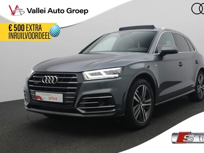 Audi Q5 50 TFSI e 299PK S-tronic quattro S edition | Pano | Trekhaak | Leer | Luchtvering | 20 inch | Keyless | Camera | ACC