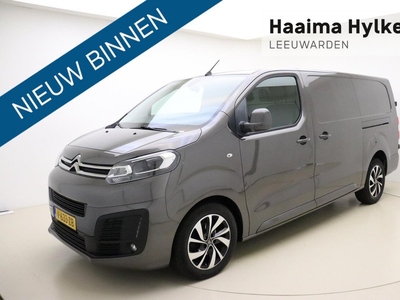 Citroen Jumpy 2.0 BlueHDI Business XL S&S 180 PK | Automaat | Dubbele schuifdeur | 2-Zits | Camera | Cruise Control | Betimmering | Trekhaak | Dodehoekdetectie | Navigatie | 1e eigenaar | Voorraad