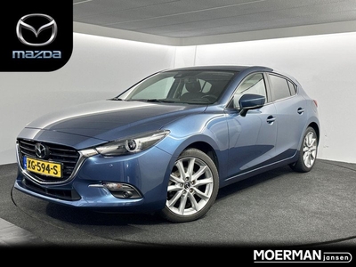 Mazda 3 2.0 SkyActiv-G 120 GT-M / 1e eig / NL auto / Leder / Navigatie / Trekhaak / Camera