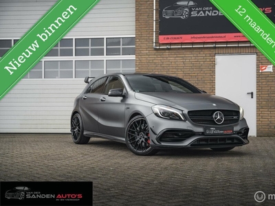 Mercedes A-klasse A45 AMG 4MATIC Magno grey, schaalstoelen