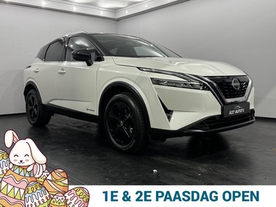 Nissan QASHQAI 1.5 e-Power Black Edition Pano, 360 camera, Navi, Virtual desk, Stoelverwarming, 12 jaar garantie