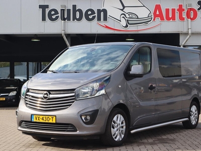 Opel Vivaro 1.6 CDTI L2H1 DC Sport EcoFlex Navigatie, Bijrijdersbank, Dubbel cabine, Sidebars, Trekhaak, Parkeersensoren, Camera