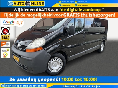 Renault Trafic 2.5 dCi L2H1✅Airco✅3 Zitplaatsen✅Schuifdeur Rechts✅Elektrische Ramen✅Origineel Nederlands✅NAP✅