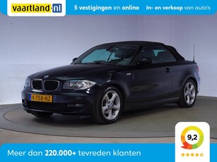 BMW 1 Serie Cabrio 118i Automaat [ Stoelverwarming Leder Navi ]