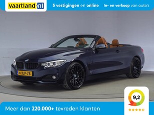 BMW 4 Serie Cabrio 435i High Executive [ Xenon Leer Sportstoelen ]