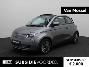 Fiat 500 C Icon 42 kWh | Navi | Camera | Climate Control | Parkeersensoren | 17.000km! |