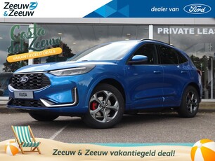 Ford Kuga 2.5 PHEV ST-Line X | 2100KG Trekgewicht | Winterpack | Trekhaak | Led verlichting | Adaptive cruisecontrol | Dodehoekdetectie | El. bestuurderstoel met memoriefunctie | Halfleer bekleed | 360° Camera | Verwarmde stoelen | Nieuw te bestellen