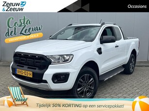 Ford Ranger 2.0 EcoBlue Wildtrak Supercab | DEALER ONDERHOUDEN | Achteruitrijcamera | Trekhaak | Navigatie | Winter pack |