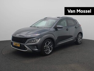 Hyundai Kona 1.6 GDI HEV Premium Sky Automaat | Airco | Cruise Control | Navigatie | Achteruitrijcamera | Leren Bekleding | elektrisch schuif-/kanteldak |