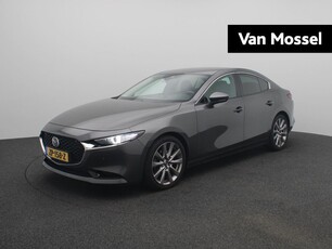 Mazda 3 2.0 e-SkyActiv-G M Hybrid 122 Luxury Automaat | Airco | Navigatie | Achteruitrijcamera | Cruise Control | Apple Carplay/Android Auto | Leren Bekleding |