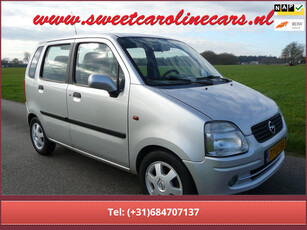 Opel Agila 1.2-16V Elegance 2001. Airco, elektrische ramen, deurvergrendeling, zuinige praktische auto!!