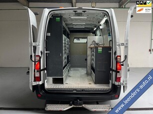 Renault Master SERVICEWAGEN T35 2.3 DCI 135PK L2H2 VICTRON V230 BOTT INRICHTING AIRCO STANDKACHEL TREKHAAK RIJKLAARPRIJS!